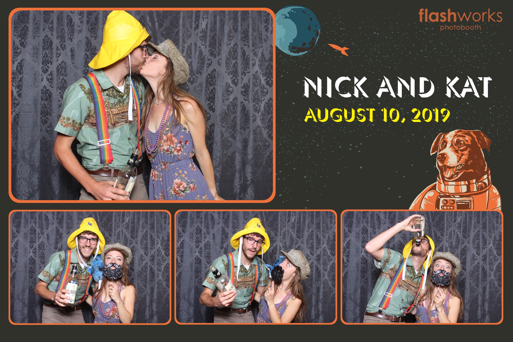Nick and Kat's Wedding | View more photos from the event at gallery.flashworksphotobooth.com/u/FlashworksPhotoboothInc/Nick-and-Kats-Wedding